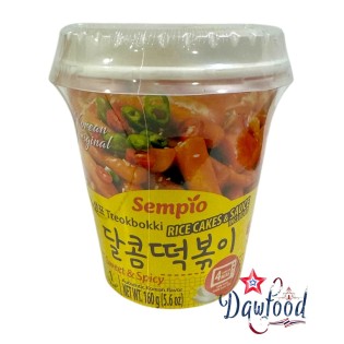 Tteokbokki dulce y picante 160g Sempio - Auténtico Sabor Coreano | Dawfood