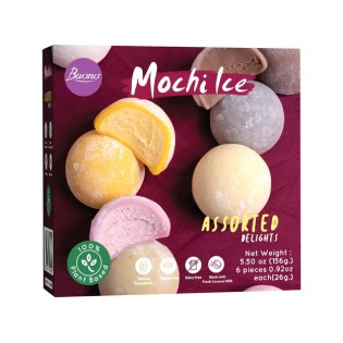 Hielo Mochi Sabores Variados 156 gr - Buono | Postre Vegano y Sin Gluten