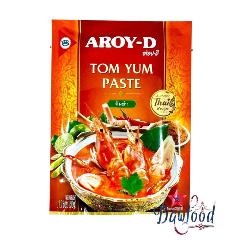 Pasta Tom Yum 50 gr - Aroy-D | Auténtico Sabor Tailandés Pasta Tom Yum 50 gr - Aroy-D | Auténtico Sabor Tailandés