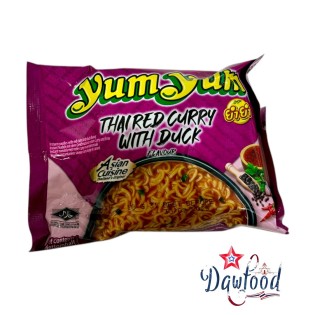 Soupe de nouilles instantanées canard curry rouge 60 gr Yum Yum